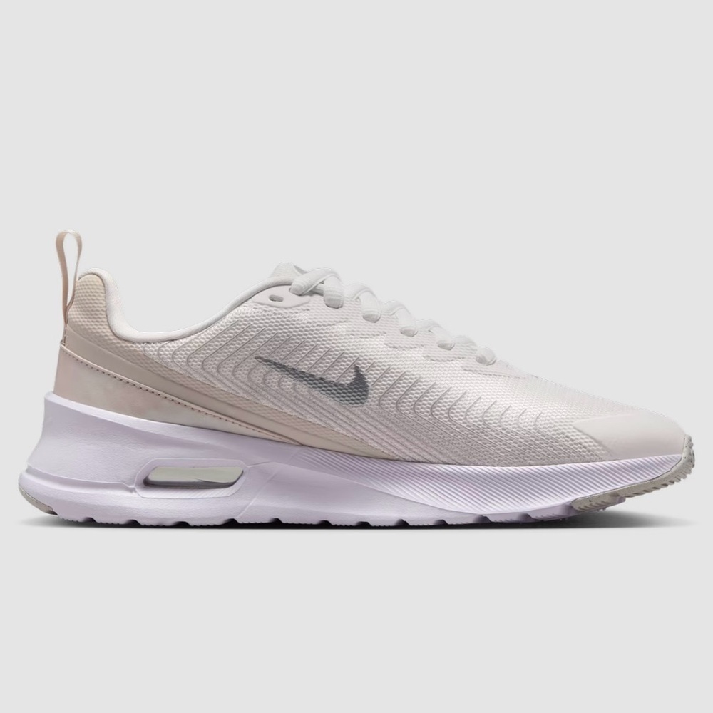 Nike Women’s Air Max Nuaxis SE Sneaker in White/Metallic Silver Size 7.5 - Picture 4 of 16